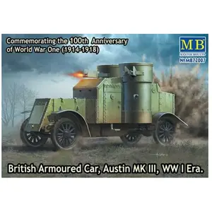 Masterbox Austin Mk.iii British Armored Car1914-18 - 1:72e - Master Box Ltd. pas cher