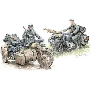Kradschutzen: Ger. Motorcycle Troops - 1:35e - Master Box Ltd. pas cher