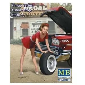 Masterbox Pin-up Series.a Short Stop.kit No.3 - 1:24e - Master Box Ltd. pas cher