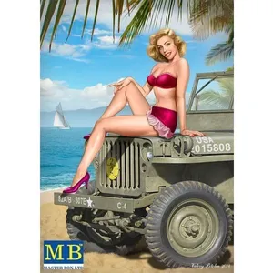 Masterbox Pin-up Series, Kit No.6 Samantha - 1:24e - Master Box Ltd. pas cher