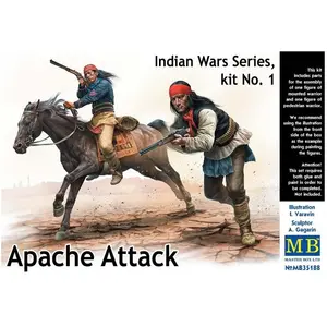 Comparateur de prix : Apache Attack,indian Wars Series,kit No1 - 1:35e - Master Box Ltd.
