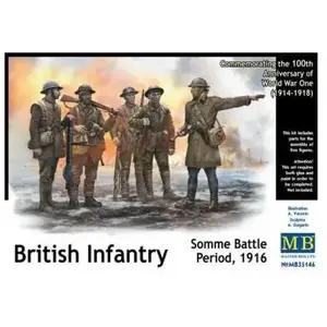 Comparateur de prix : British Infantry, Somme Battle, 1916 - 1:35e - Master Box Ltd.