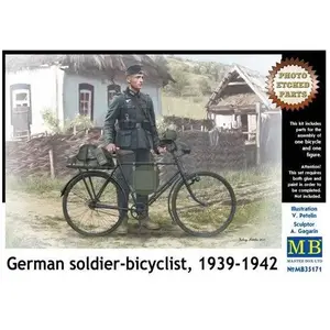 Masterbox German Soldier-bicyclist, 1939-1942 - 1:35e - Master Box Ltd. pas cher