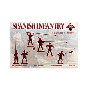 Comparateur de prix : Spanish Infantry(pike),16th Century,set3 - 1:72e - Red Box