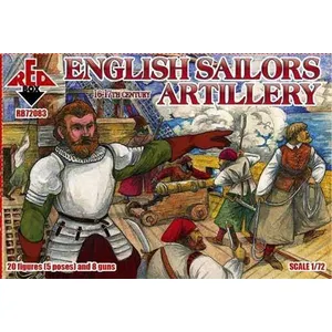 English Sailors Artillery,16-17th Centur - 1:72e - Red Box pas cher