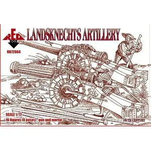 Landsknechts (artillery), 16th Century - 1:72e - Red Box
