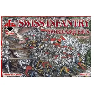 Swiss Infantry (sword/arqebus) 16th Cent - 1:72e - Red Box