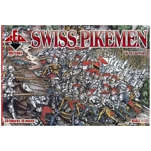 Comparateur de prix : Swiss Pikemen, 16th Century - 1:72e - Red Box