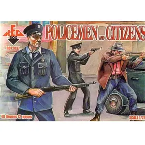 Comparateur de prix : Non communiqué Policemen And Citizens - 1:72e - Red Box