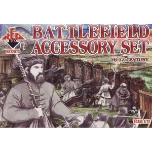 Battlefield Accessory Set,16th-17th Cent - 1:72e - Red Box pas cher