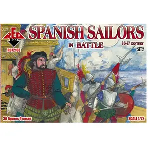 Comparateur de prix : Spanish Sailors In Battle, 16-17th Centu - 1:72e - Red Box