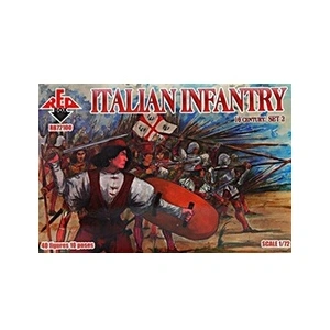 Comparateur de prix : Italian Infantry,16th Century, Set 2 - 1:72e - Red Box