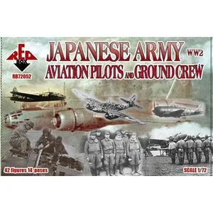 Ww2 Japanese Army Aviation Pilots A.grcr - 1:72e - Red Box