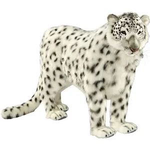 Hansa - Peluche Léopard des Neiges 95cmH/122cmL