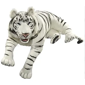 Comparateur de prix : Anima Peluche Tigre Blanc Couché 150 Cm Anima