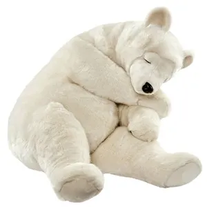 Comparateur de prix : Hansa Peluche Geante Ours Dormeur 150 Cm H