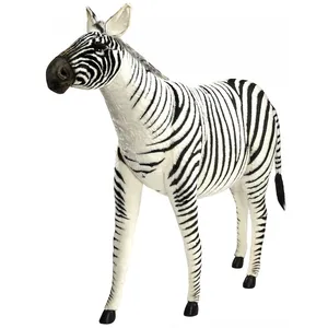 Comparateur de prix : Hansa Peluche Geante Zebre Jacquard 160 Cm H