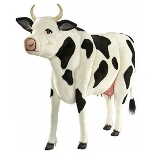 Comparateur de prix : Anima Peluche Vache Noire Et Blanche 122 Cm Anima