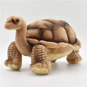 Hansa Peluche Tortue Galapagos 16cmH/30cmL pas cher