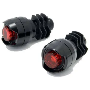 Feu Vélo CatEye Orb Bar End Noir - Pour être vu - Rechargeable USB