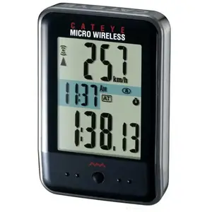 Cateye Compteur de vélo sans fil CC-MC200W analogique avec capteur de roue