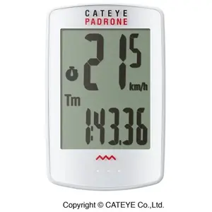 Cateye CTPA100WW Compteur Pa100 W Padrone Blanc