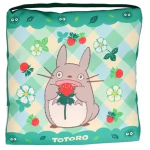 Peluche Mon voisin Totoro coussin Totoro & Strawberries 30 x 30 x 5 cm  - Marushin Peluche  - MARU-72523  pas cher