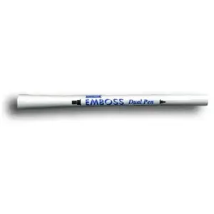 Tsukineko Stylo à gaufrage Transparent à Double Pointe Pinceau pas cher