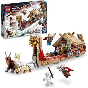 LEGO 76208 Marvel Le Drakkar de Thor, Jouet a Construire de Bateau ave...Vendu parcdiscount