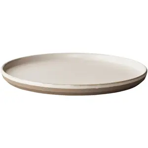 Kinto - Assiette en porcelaine Blanc M pas cher