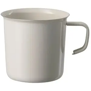Kinto - Mug en émail Foris Ivoire taille unique pas cher