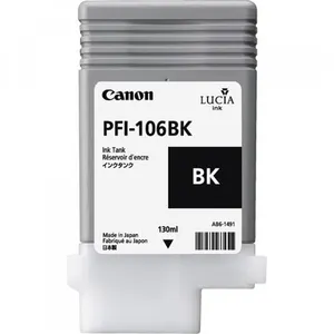 Comparateur de prix : Canon Cartouche d'encre originale PFI-106 BK IPF63XX Noir TU