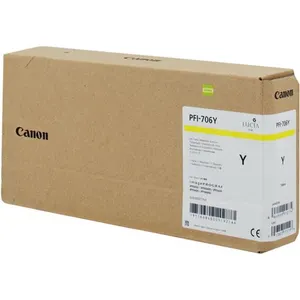 Comparateur de prix : Cartouche d'encre originale Canon PFI-706 Y Jaune