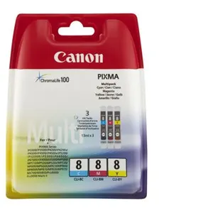 Canon CLI-8 C/M/Y Multi pack - Pack de 3 - jaune, cyan, magenta - orig... pas cher