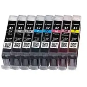 Comparateur de prix : Multipack de 8 cartouche d'encre Canon CLI-42 BK/GY/LGY/C/M/Y/PC/PM