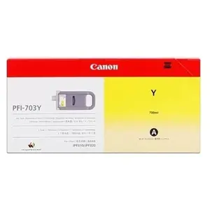 Comparateur de prix : Canon PFI-703Y Cartouche d'encre d'origine Jaune