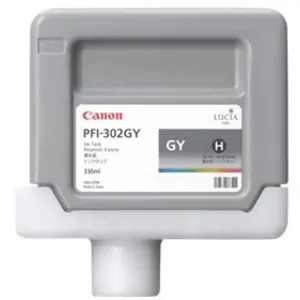 Canon PFI-302 GY - 330 ml - gris - original - réservoir d'encre - pour imagePROGRAF iPF9100 pas cher