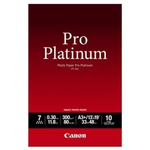 Comparateur de prix : Papier photo professionnel Platinum A3 Plus Canon PT-101 - 10 feuilles