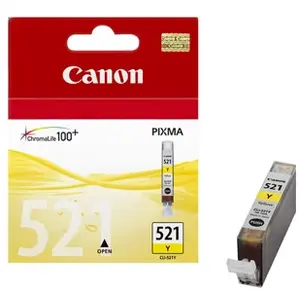 Comparateur de prix : MM Canon - Cartouche d'encre CLI-521Y jaune 9ml (2936B001)