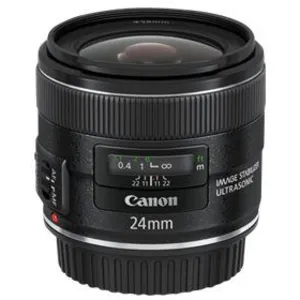Comparateur de prix : Canon EF 24mm f/2.8 IS USM MILC Objectif large