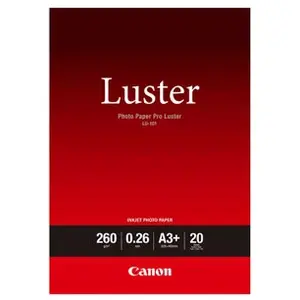 Comparateur de prix : Canon LU-101 Papier Photo Lustré Format A3+ (20 feuilles) - 260g/m², L