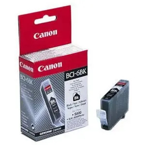 Comparateur de prix : MM Canon BCI-6 Cartouches OBSOLETE BK Noire (Emballage carton)