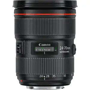 Comparateur de prix : Objectif pour Reflex Plein Format CANON EF 24-70mm f/2.8 L II USM TU