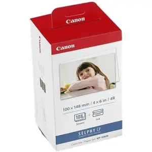 3115B001 - Cartouche dEncre Couleur + 108 Papiers Photo 10x15 cm Canon pas cher