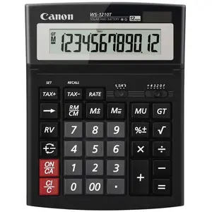 Canon WS-1210Calculatrice T Hb Euro 12 Chiffres - Noir pas cher
