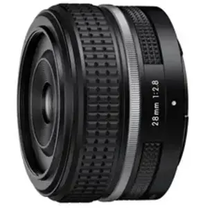 Comparateur de prix : Nikon NIKKOR Z 28 mm F2.8 SE 52 mm Objectif (adapté à Nikon Z) noir argent
