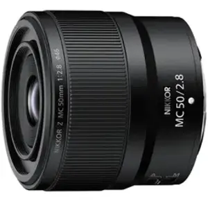 Comparateur de prix : Nikon Objectif pour Hybride Plein Format Nikon Nikkor Z MC 50mm f/2.8