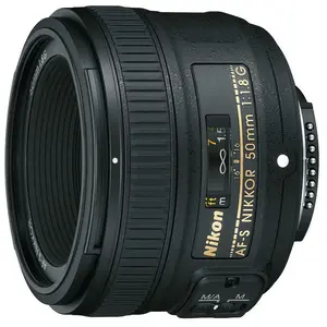 Comparateur de prix : Nikon AF-S NIKKOR 50 mm F1.8 G 58 mm Objectif (adapté à Nikon F) noir