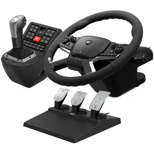 Comparateur de prix : Volant gaming Hori Force Feedback Truck Control System pour PC Noir