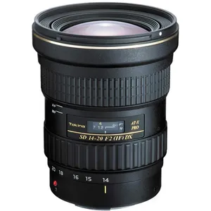 TOKINA at-X Pro DX 14-20mm F2 Canon Objectif Professionnelle pour Capteurs APS-C Noir